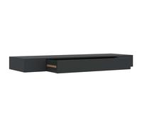 Wall Mounted Drawer Shelf Floating Cabinet Storage Living Room Bedroom Black