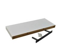 Floating Wall Shelf Wooden Shelves Wall Storage 60Cm - White - Pack Of 3