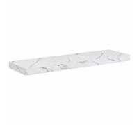 vidaXL 4x Floating Wall Shelves High Gloss Black 80x23.5x3.8 cm MDF Bookcase
