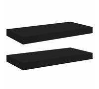 Wall Shelf Brown Engineered Wood 50x23.5x4 cm Slim Floating Display Shelf Modern
