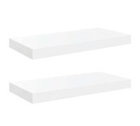 Floating Wall Shelves Bookcase Storage Rack Display Hanging Shelf MDF vidaXL