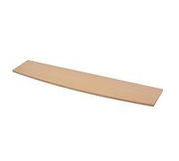 Floating Wall Shelves for Bedroom Living Room Kitchen Office 60-118cm Long Wall Mounted Shelves Rustic Oak White Optional Wall Fixings [Bowed Beech, 118 x 20cm]