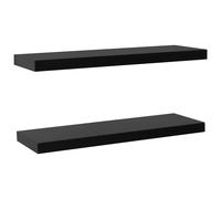 Floating Wall Shelves Hanging Wall Mounted Storage Display Racks 2 pcs vidaXL
