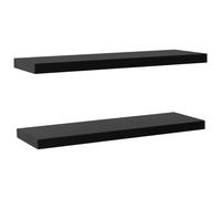 Floating Wall Shelves Hanging Wall Mounted Storage Display Racks 2 pcs vidaXL