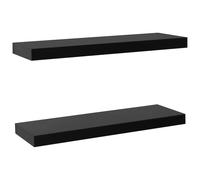 Floating Wall Shelves Hanging Wall Mounted Storage Display Racks 2 pcs vidaXL