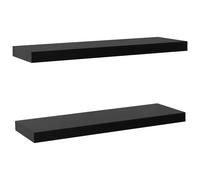 Floating Wall Shelves Hanging Wall Mounted Storage Display Racks 2 pcs vidaXL