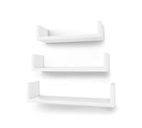 Floating Wall Shelves, White
