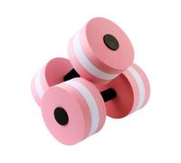 Floating Water Dumbbells for Pool Workouts, Lightweight EVA for aqua Weights for Strength and Cardio, Joint-Friendly Exercise for Beginners(Macaron Pink)