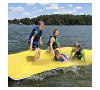 floating water pad, Floating Water Pad Mat, Foam for Pools & Beach,Ocean,Lake,Suitable for Multiple Users(Yellow,170x60x2.2cm)