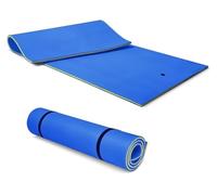 floating water pad, Floating Water Pad Mat, Pool Chair Floats Swimming for Adults, Hammock Float for Beach(Blue,5.5m x 1.8m x 3.3cm)