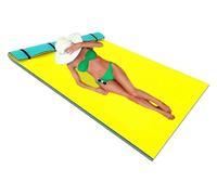 floating water pad, Lily Pad Floating Mat, Water, for The Lake - Floats for Adults for Unlimited Fun(Yellow,170X60x3.3cm)