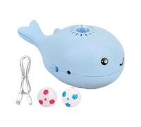 Floating Whale Cat Toy, Floating Whale Ball - Blowing Ball Teaser,Interactive Enrichment Toys with Built-in Fan, Boredom Buster, suminist
