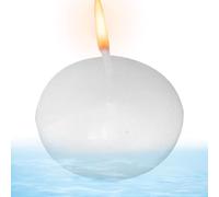 Floating White Candle Set - Elegant Dripless Lightings, Floral Arrangement Versatile Event Supplies | Centerpiece Bowl Pond Maria Ceremony