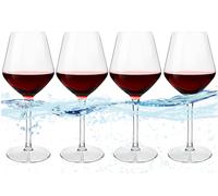Floating Wine Glasses for Pool, Floating Plastic Wine Glasses for The Hot Tub, Shatterproof Poolside Wine Glasses (18 oz | Set of 2/4/6) (4 Pcs)