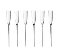 Floating Wine Glasses - Set of 6 Acrylic Champagne Glasses for Swimming Pool, Drinking, Shatterproof for Drinks, Cocktails, Summer Refreshments | Great for Celebrations
