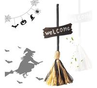 Floating Witch Broom, Halloween Magical Witch Brooms, Witches Broomstick With Spooky Laughing, Animated Haunted Dancing Moving Broomstick For Indoor Party Home DéCor (1pc)