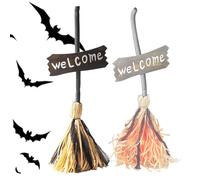 Floating Witch Broom,Haunted Dancing Broom,Halloween Witch Flying Broomstick With Spooky Laughing, Animated Haunted Dancing Moving Broomstick For Halloween Party Decor (1PCS)