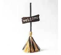 Floating Witch's Broom, Haunted Dancing Broom, Halloween Witch Flying Broomstick with Spooky Sound, Animated Haunted Dancing Moving Broomstick for Indoor Party Home Decor (1 Set)