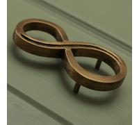 Floatinig House Number | 5 inch Modern Door Sign Numbers Signs Plaques | Street Home Address Numerals (Heritage Brass, 8)