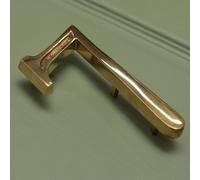 Floatinig House Number | 5 inch Modern Door Sign Numbers Signs Plaques | Street Home Address Numerals (Polished Brass, 7)