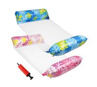 Floats for Adults - Pack of 2 Inflatable Thickened Hammock Pool Swimming Bed Multifunctional Water Lounger Tool for Men and Women, Lake, River, Sea, Pool, Camping, Outdoor