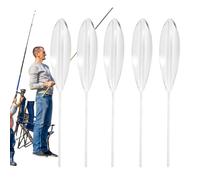 Floats for - Clear Acrylic Fishing Supplies - Sinking Float - For Perch Trout Saltwater Freshwater Coastline Jetty River Stream Pond Lake Father and Friend