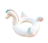 Floats for inflatable buoy with integrated parasol - safety folding swimming ring for lakes, parties, gardens and families