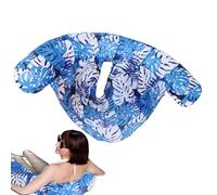 Floats Inflatable Pool - Hammock Fleets | Pool Chairs With Cup Holder | Double-Use Folding Floating Rule | Printed Pool Back For A Relaxing Sofa And Water P