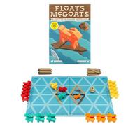 Floats McGoats Light Strategy Board Game, Goat Raft Building, 2-4 Players