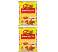 Flocao Kimilho YOKI Brazilian Food for Making Cuzcuz 500g (Pack of 2)