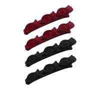 Flock Braid Hair Clip Duck Bill Barrette Double Layers Styling for Women and Girls Flock Braid Duck Bill Clip Accessories for Women