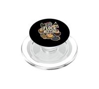 Flock Meeting Chicken Farm Rustic PopSockets PopGrip for MagSafe