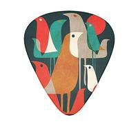 Flock of Birds Advanced guitar pick 12 pieces Three thicknesses for bass, electric guitar, acoustic guitar bag