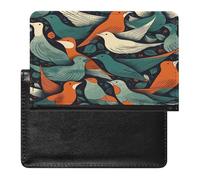 Flock of Birds Passport Holder Passport Wallet Document Organizer Protector PU Leather Card Slot Travel Accessories