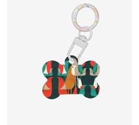 Flock of Birds Printing Dog Tag Bone Shaped Double Sided Pattern Dog Id Tags Bone Shaped Pet Name Tags Dog Collar Tags