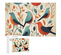 Flock of BirdsJigsaw Puzzles Wooden Puzzle 1000 PCS Personalized Picture Puzzle Family Decoration Puzzles for Adults Challenging Puzzle Family Wedding Graduation Present
