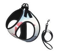 Flock Of Pink Flamingos On The Beach Compact Pet Suspender Vest-The Perfect Small Pet For A Comfortable Walk