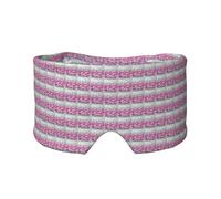 Flock of Pink Flamingos On The Beach Print Adults Eye and Ear Muffs Soft Blackout Blocking for Sleeping Home Office Travel