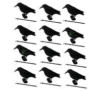Flocked Crow Full Body Decoys (2)