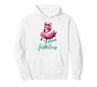 Flocking Fabulous Pink Flamingo Sassy Tropical Bird Pullover Hoodie