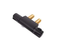 Flode Atlas Mini Thermostatic Shower Bar Valve - Matte Black - G1/2 Connections - 165mm