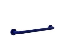 Flode Grab Bar - Blue Wall Mounted Bathroom Support Rail Heavy Duty Safety Grab Handle for Disabled Elderly & Accessible Toilets