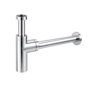 Flode Porto Cylinder-Style Adjustable Bottle Trap, Chrome, Polypropylene, 32mm, Basin Waste