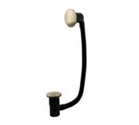 Flode Top Fix Bath Waste With Overflow Brushed Brass Easy Install Bath Drain With Patented Top Fix Technology Fast Fit