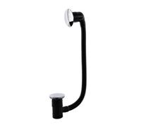 Flode Top Fix Bath Waste With Overflow Chrome Easy Install Bath Drain With Patented Top Fix Technology Fast Fit, Durable Bathroom Waste