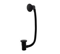 Flode Top Fix Bath Waste With Overflow Matt Black Easy Install Bath Drain With Patented Top Fix Technology Fast Fit
