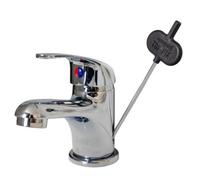 Flode Top Fix Loop Mono Basin Mixer Tap Chrome Bathroom Tap With Patented Top Fix Technology Easy Install, Modern Single Lever Sink Tap