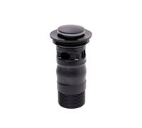 TOP-FIX Easy Fit Basin Sink Click Clack Pop Up Slotted Top Fix Waste - Matt Black - PBW-TOP-01-MB (PDT-000732)