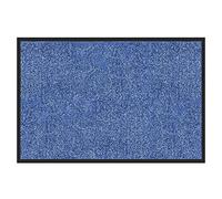 FLODI. Rhine - Dirt Trapper Entrance Mat (Blue, 40 x 60 cm) Highly Absorbent Doormat, Machine Washable Door Mat, Non-Slip Floor Mat Carpet Runner for Home & Commercial Use