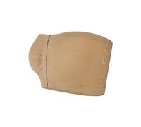 Flodxo Front Fastening Bras for Women UK Strapless Non Wired Plus Size Bandeau Tops Wireless Push Up Seamless Bras Stretchy Non-Slip Comfort Tube Bralette for Party Evening Dresses Beige XXL